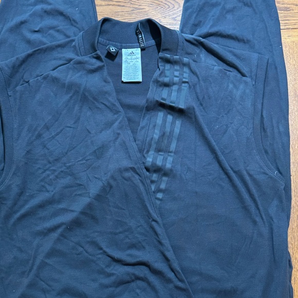 adidas Wanderlust jumpsuit onesie gym lounge yoga athleisure nursing mamas fav - Picture 9 of 11